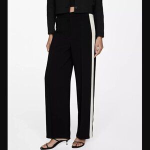 Mango side striped trouser